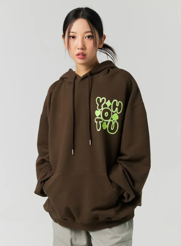 Graphic Hooded Sweatshirt CO323 sold by Lewkin
