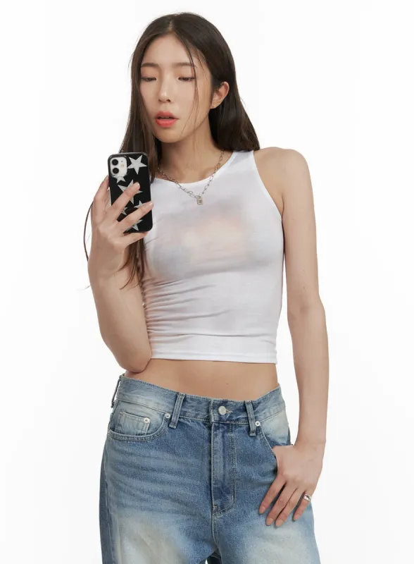 Graphic Tank Top CY417 sold by Lewkin