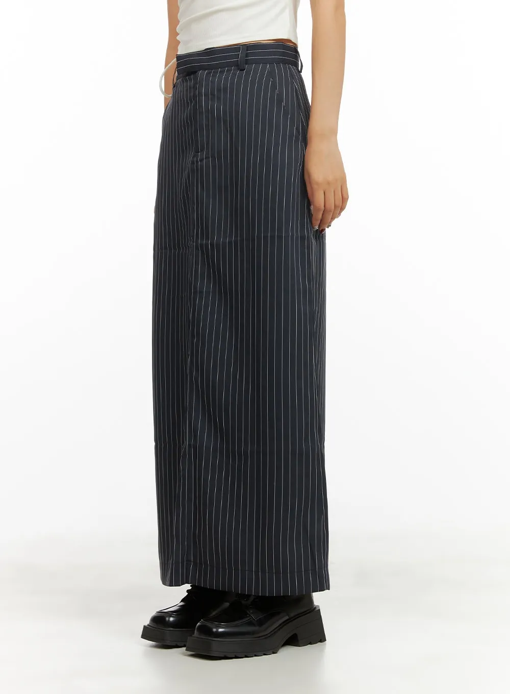 Stripe Maxi Skirt CY423 sold by Lewkin product image thumbnail 5