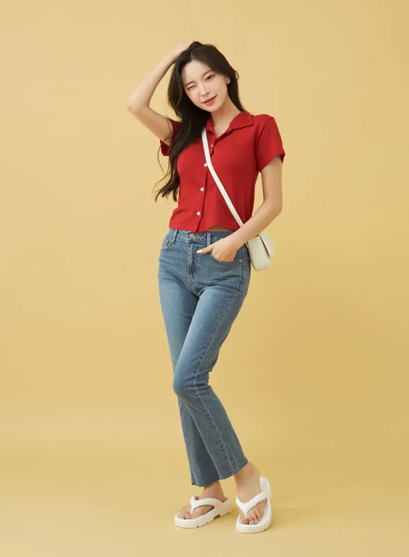 Vintage Style Skinny Jeans BU18 sold by Lewkin