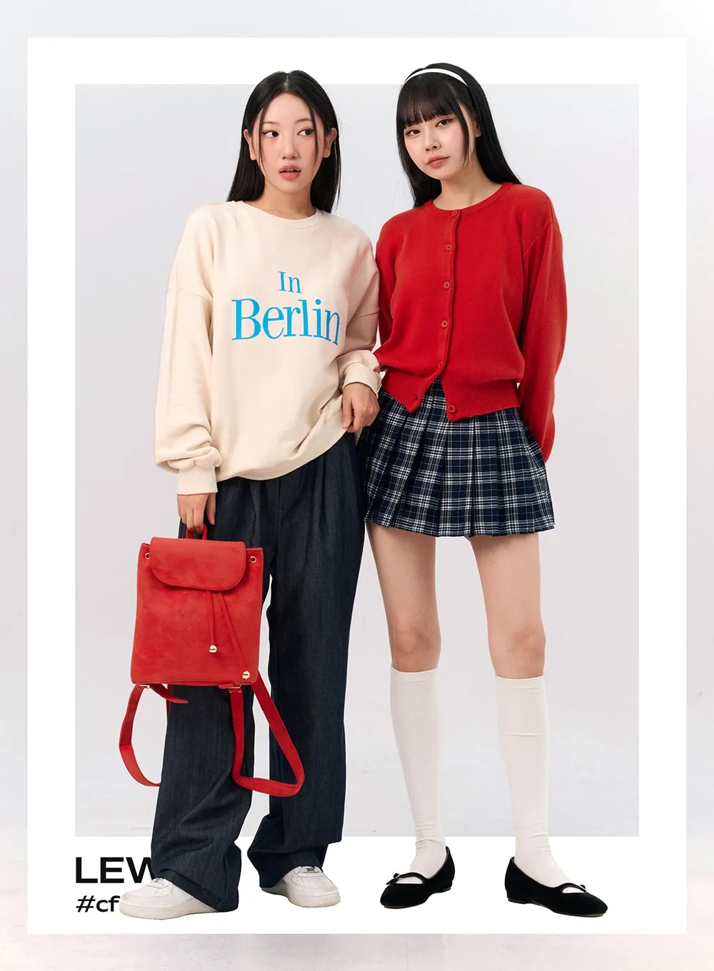 Check Pleated Mini Skirt IO317 sold by Lewkin product image thumbnail 2