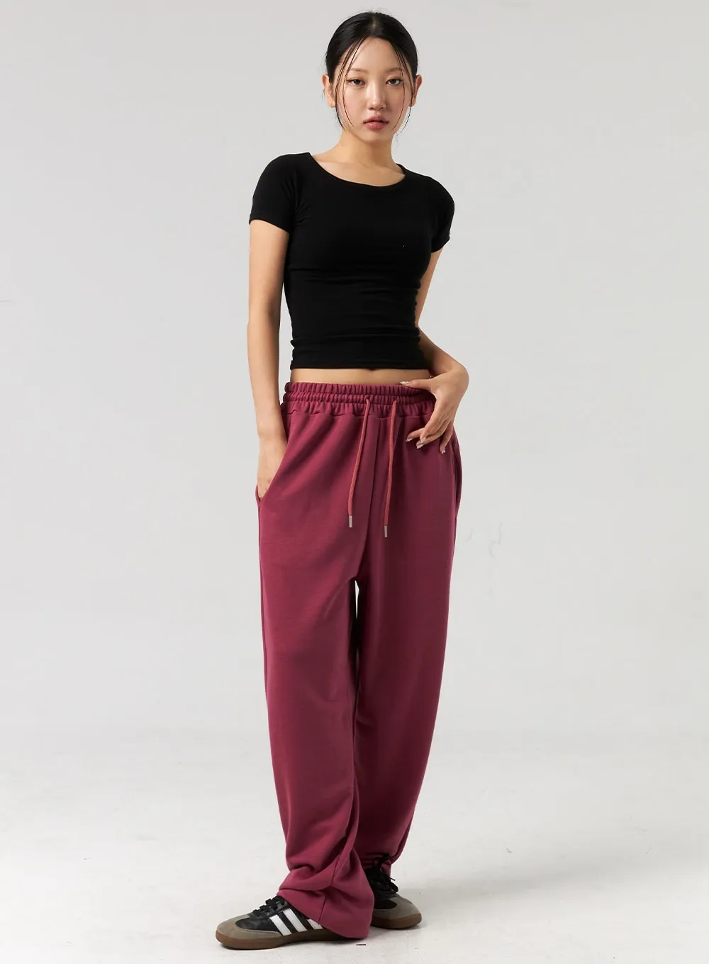 Wide Color Track Pants CL326 sold by Lewkin