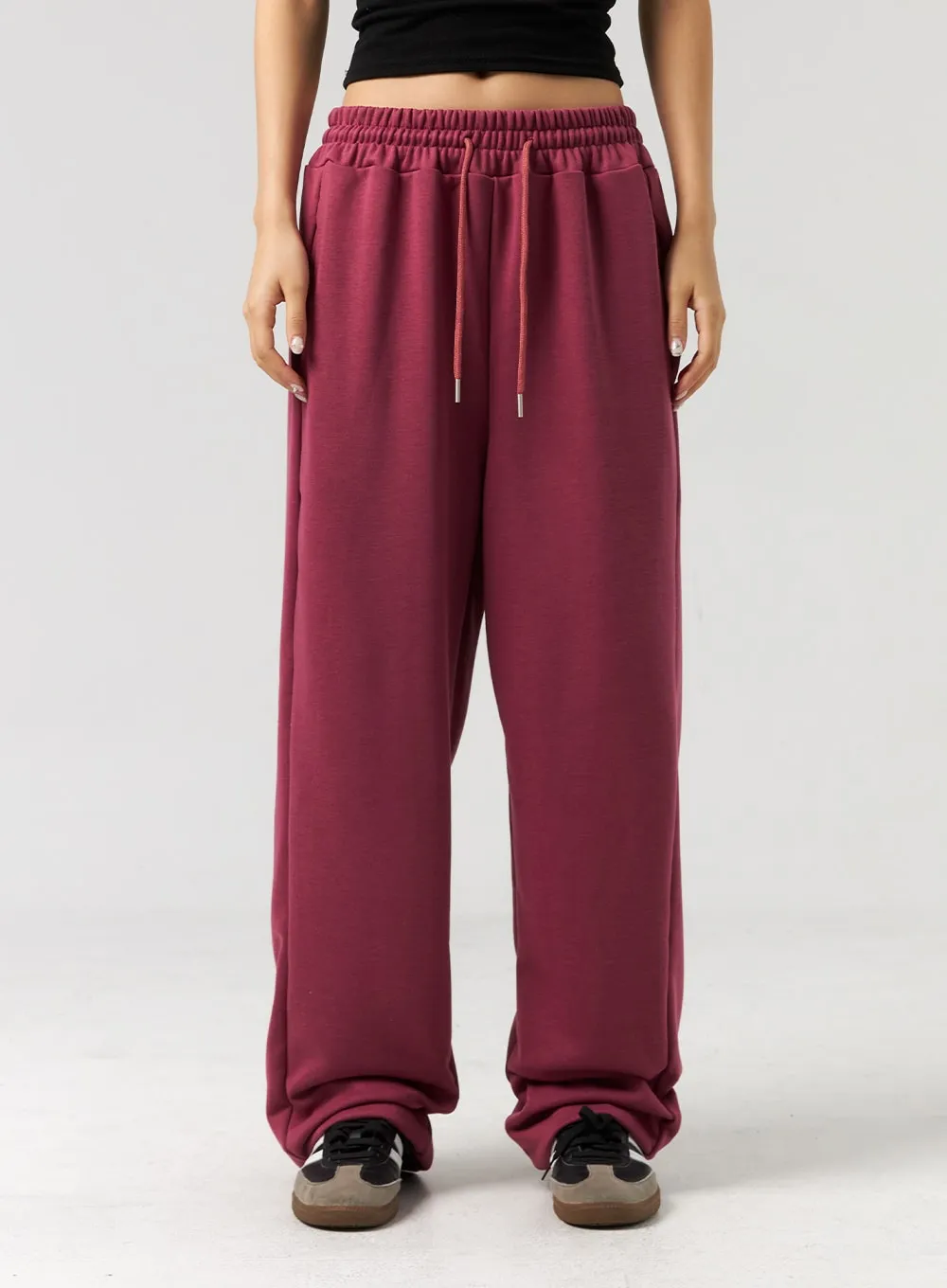 Wide Color Track Pants CL326 sold by Lewkin product image thumbnail 2