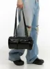 Classic Faux Leather Shoulder Bag CU405 sold by Lewkin