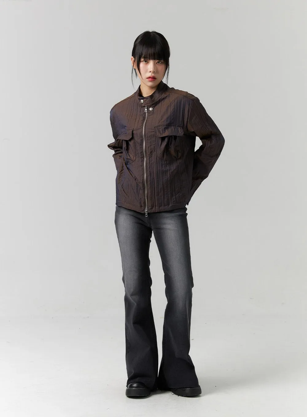 Wash Bootcut Jeans CS318 sold by Lewkin product image thumbnail 4