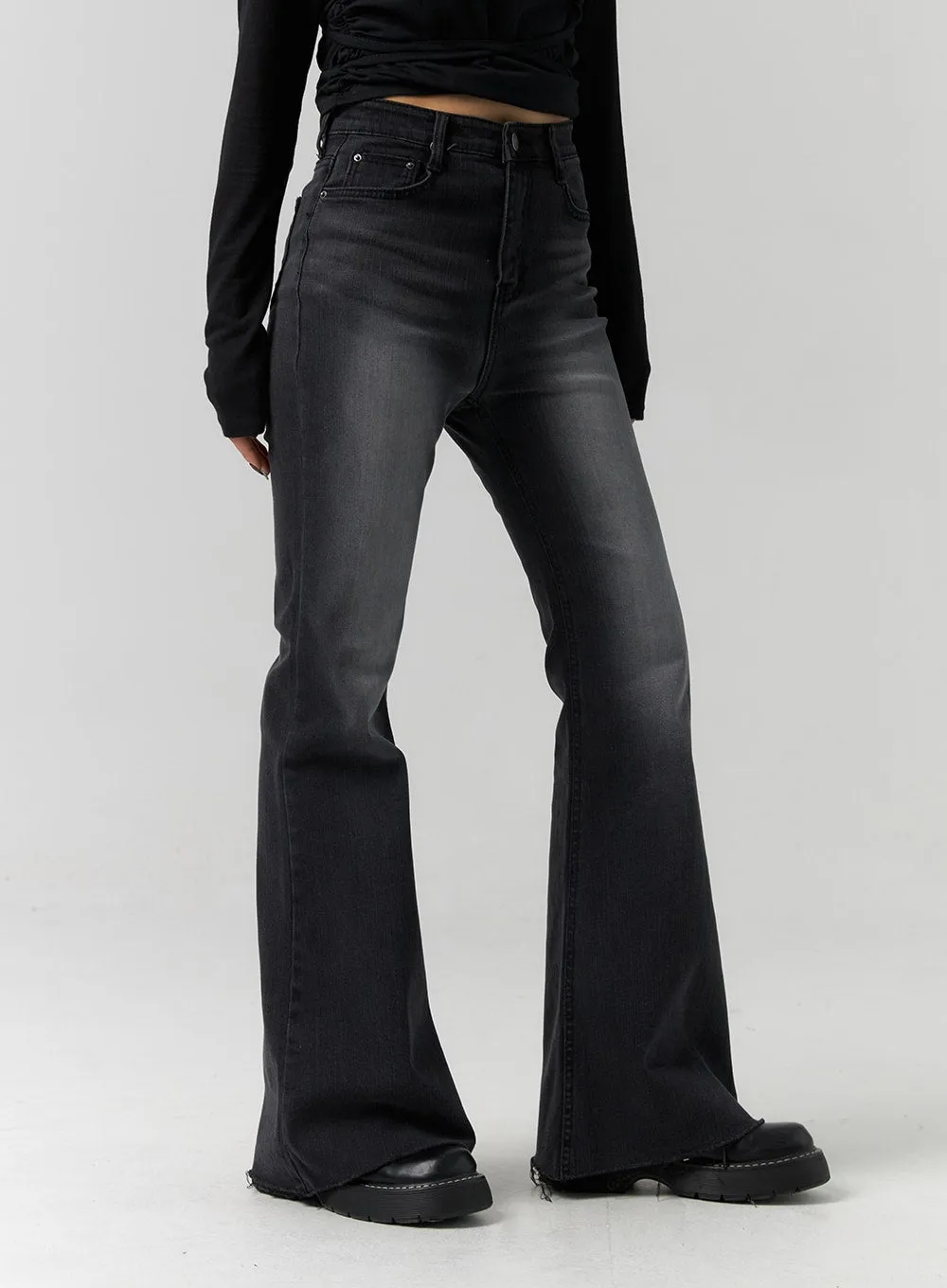 Wash Bootcut Jeans CS318 sold by Lewkin product image thumbnail 5