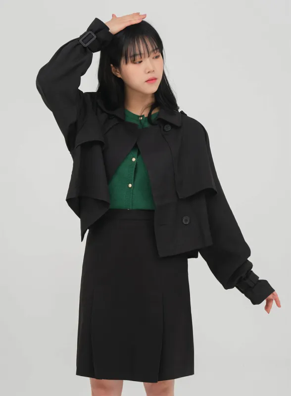 Short Trench Coat sold by Lewkin