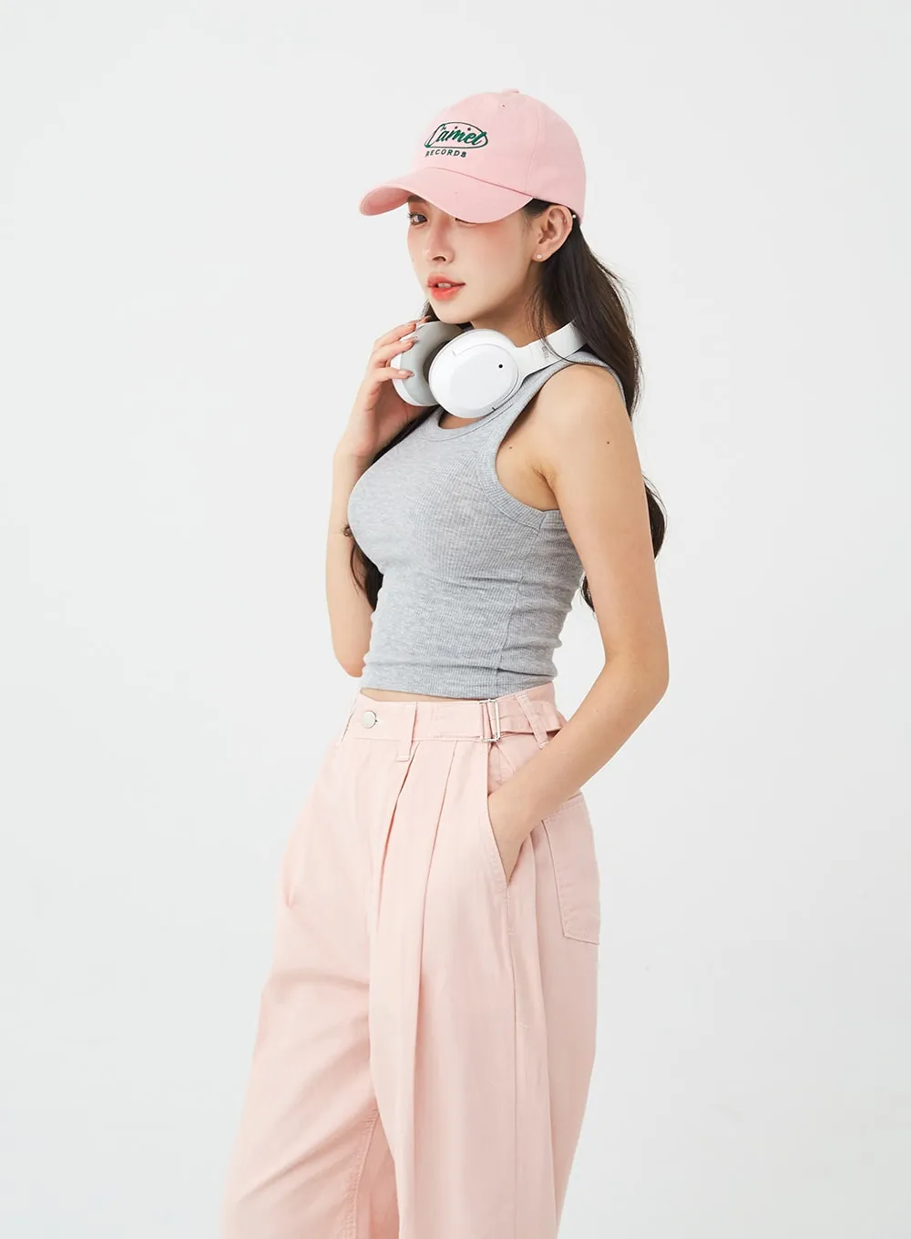 Basic Cropped Sleeveless Top BG10 sold by Lewkin product image thumbnail 4