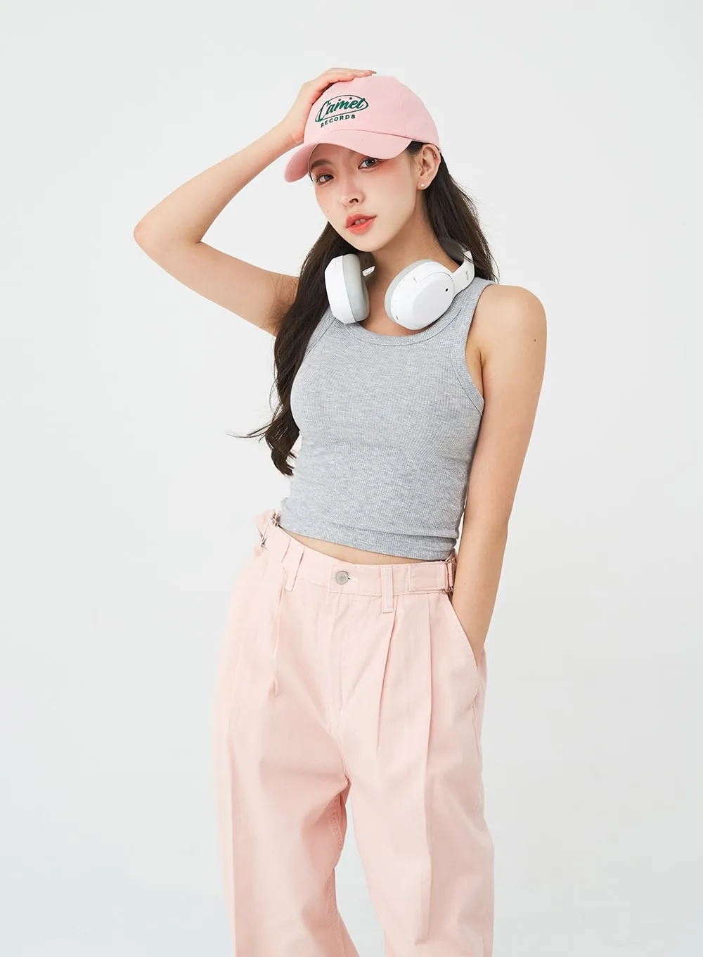 Basic Cropped Sleeveless Top BG10 sold by Lewkin product image thumbnail 3
