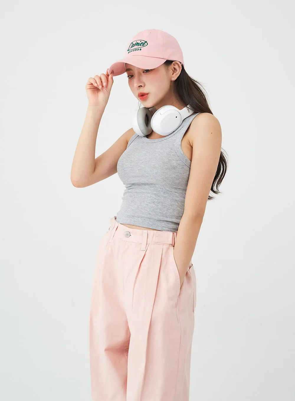 Basic Cropped Sleeveless Top BG10 sold by Lewkin product image thumbnail 2