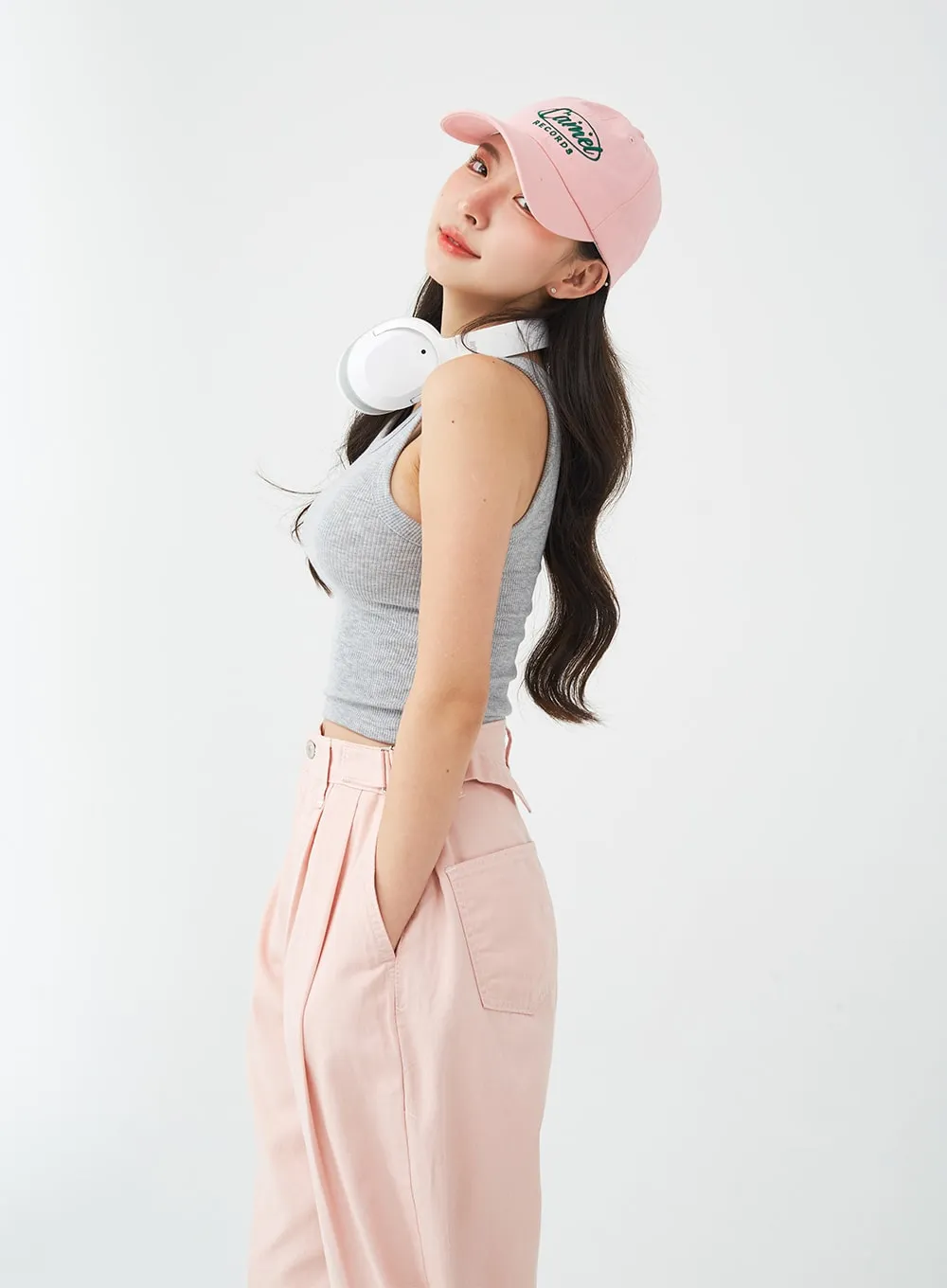 Basic Cropped Sleeveless Top BG10 sold by Lewkin product image thumbnail 5