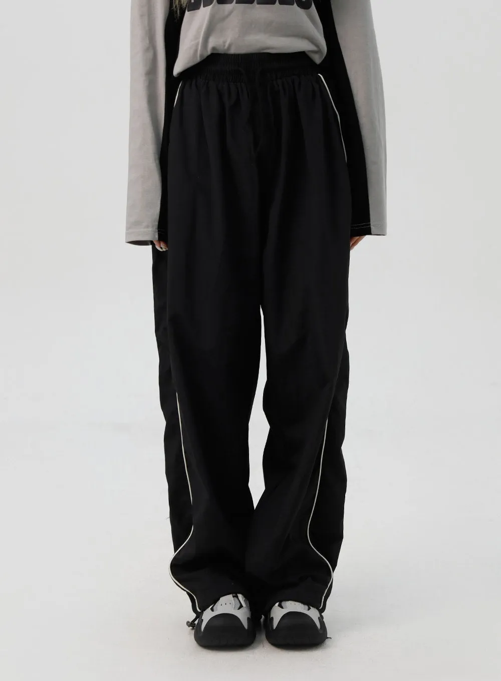 Wideband Nylon Pants IS312 sold by Lewkin product image thumbnail 2