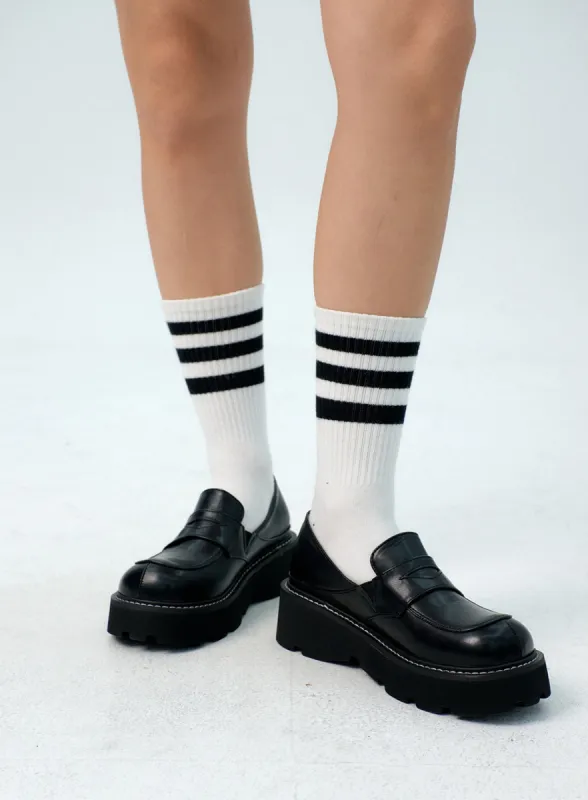 Platform Loafers IG312 sold by Lewkin