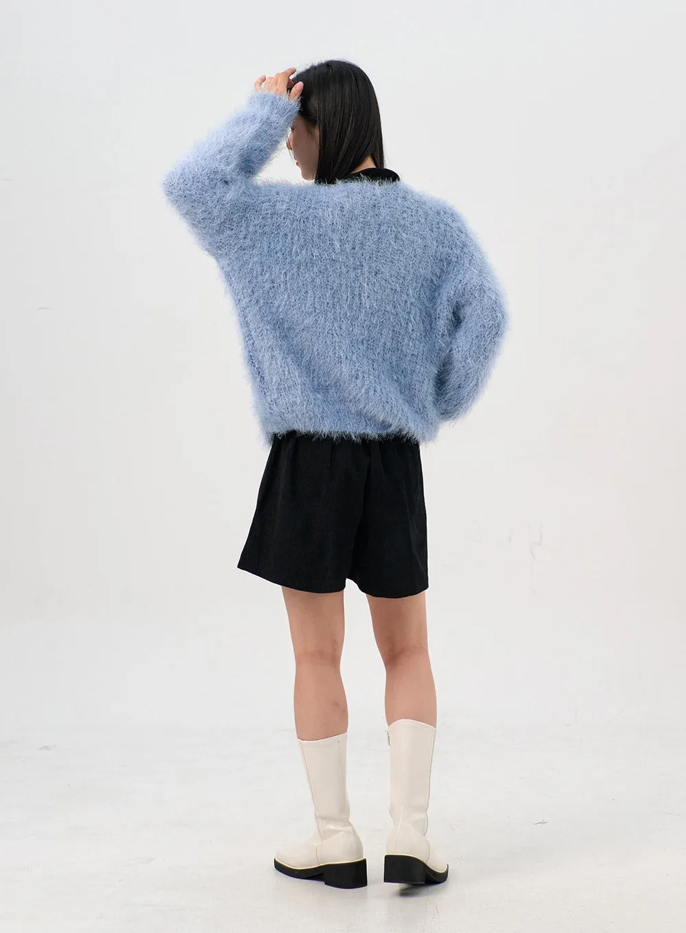 Faux Leather Side Zip Boots OS302 sold by Lewkin product image thumbnail 4