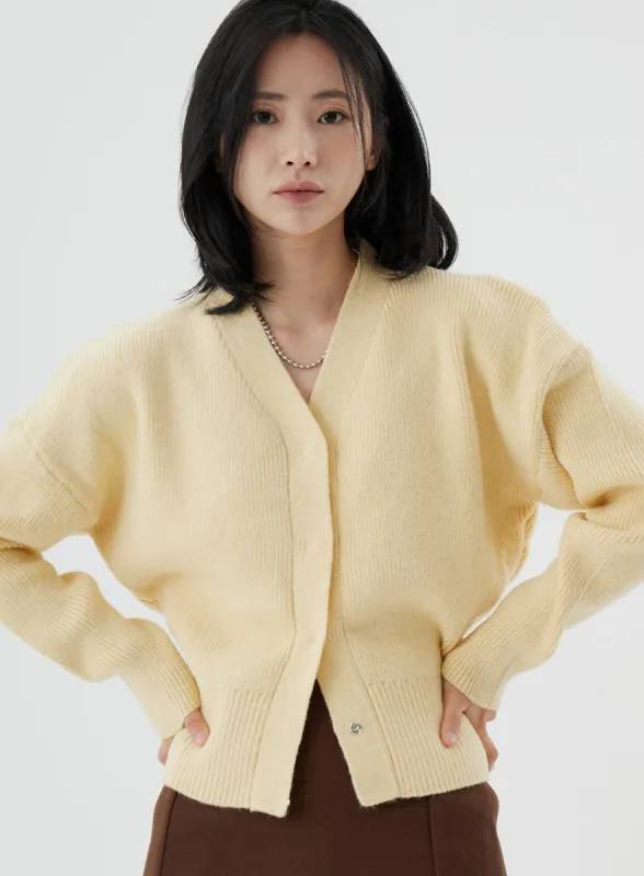 Snap Button Cardigan ON01 sold by Lewkin