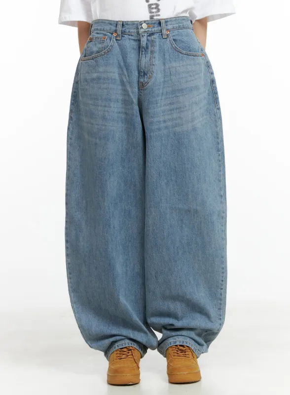 Casual Wide Fit Baggy Jeans CL402 sold by Lewkin