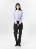 Slim Fit Tailored Pintuck Pants OO312 sold by Lewkin