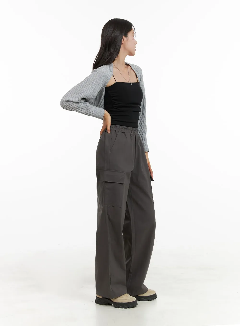 Straight Cargo Pants OA419 sold by Lewkin product image thumbnail 3