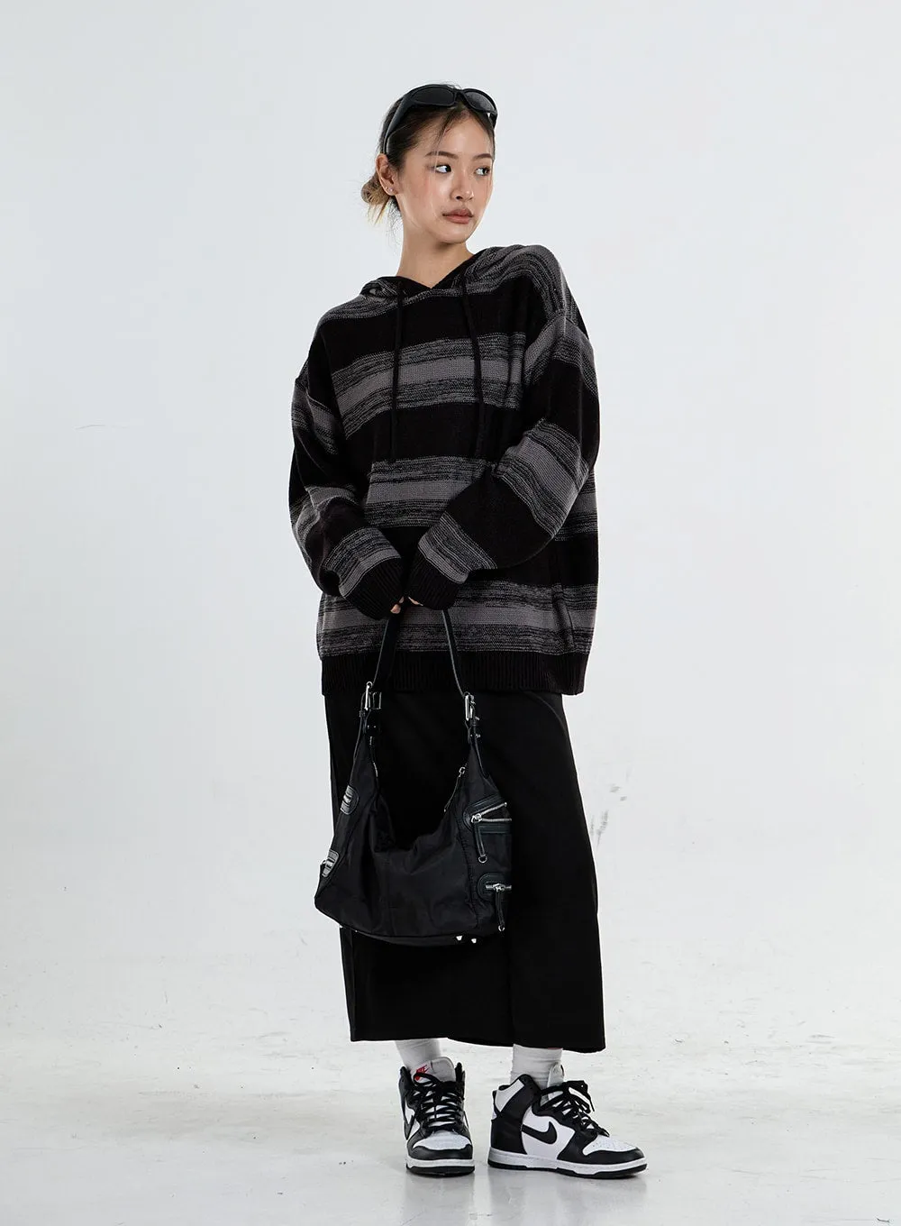 Simple High Waist H-Line Long Skirt CO06 sold by Lewkin product image thumbnail 3