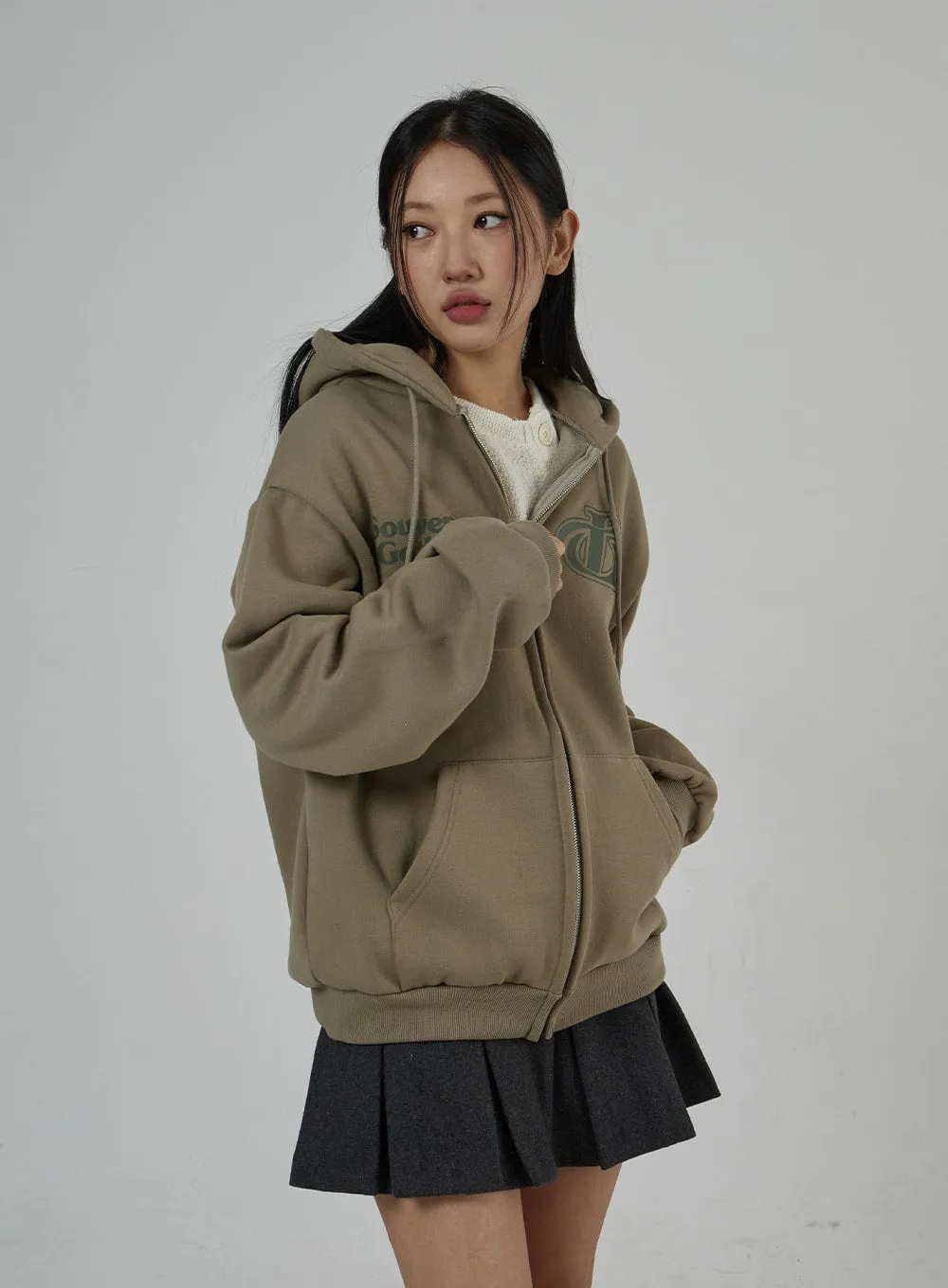 Graphic Zipper Hoodie Sweatshirt Unisex CD26 sold by Lewkin product image thumbnail 2