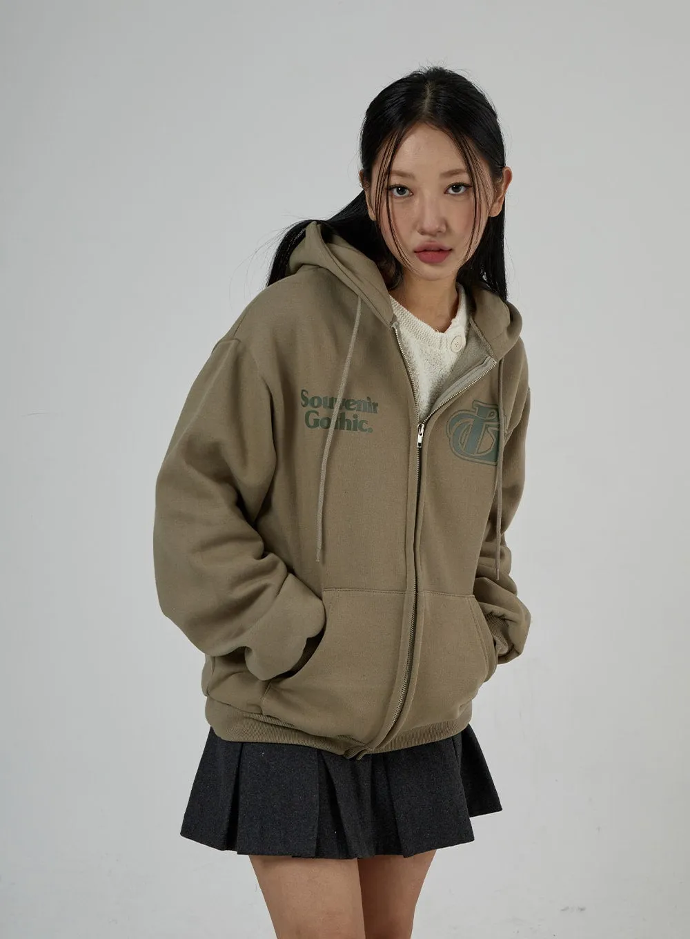 Graphic Zipper Hoodie Sweatshirt Unisex CD26 sold by Lewkin