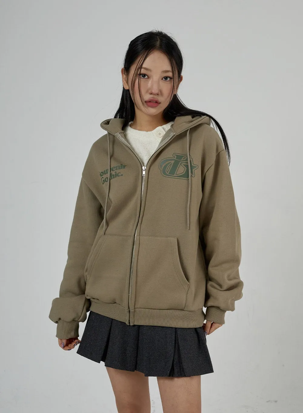 Graphic Zipper Hoodie Sweatshirt Unisex CD26 sold by Lewkin product image thumbnail 5