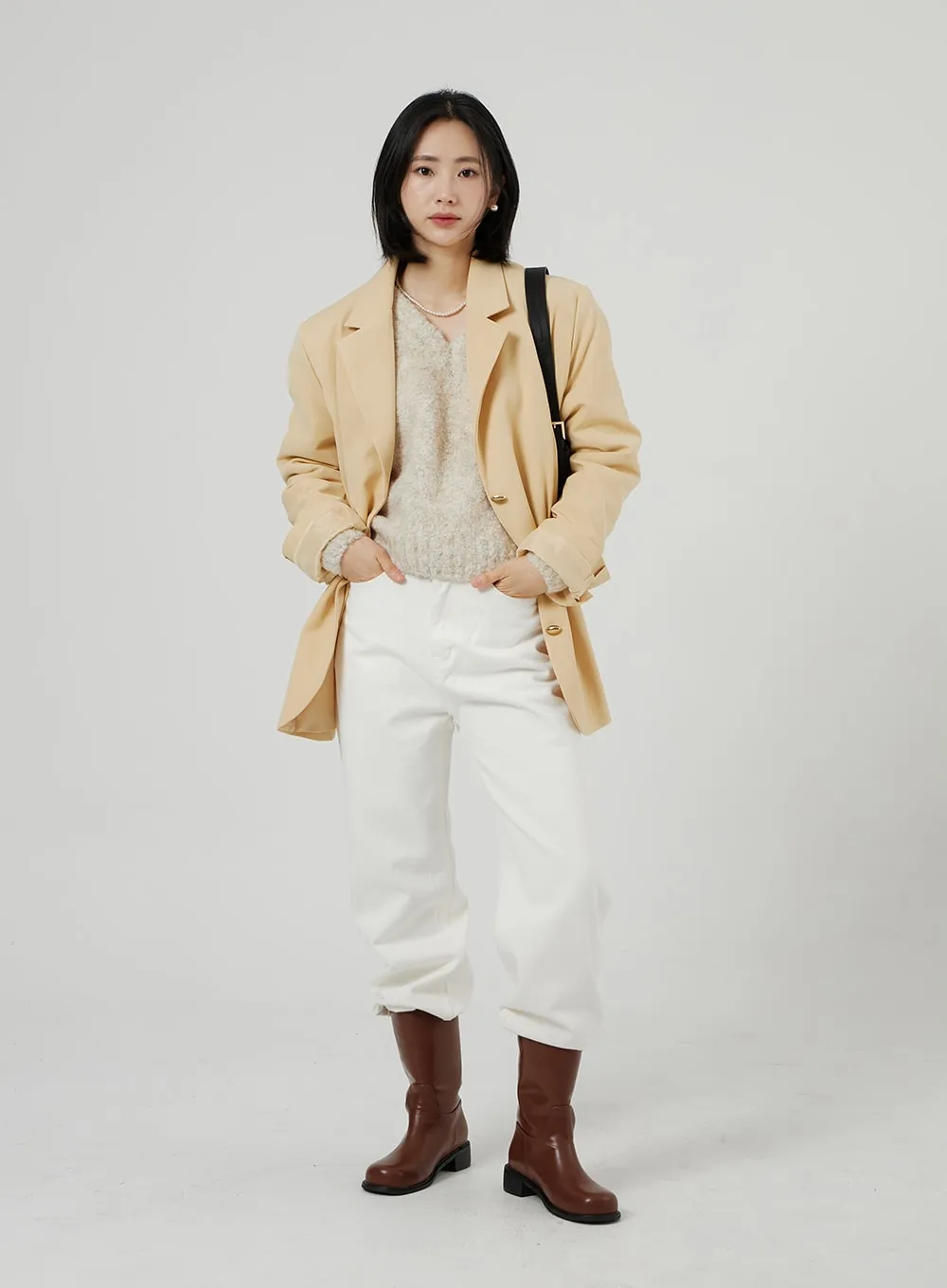 Wide Leg Cotton Pants OF308 sold by Lewkin