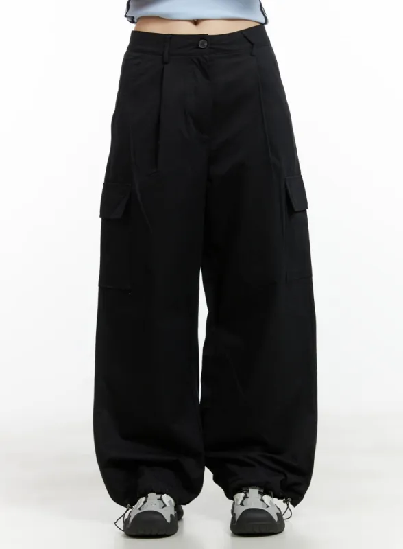 Blokecore Loose Fit Cargo Wide Leg Pants CL422 sold by Lewkin