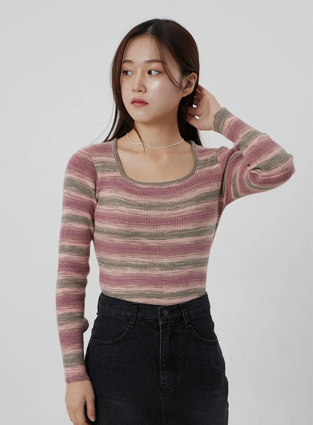 Maxi Black Skirt OF302 sold by Lewkin product image thumbnail 5