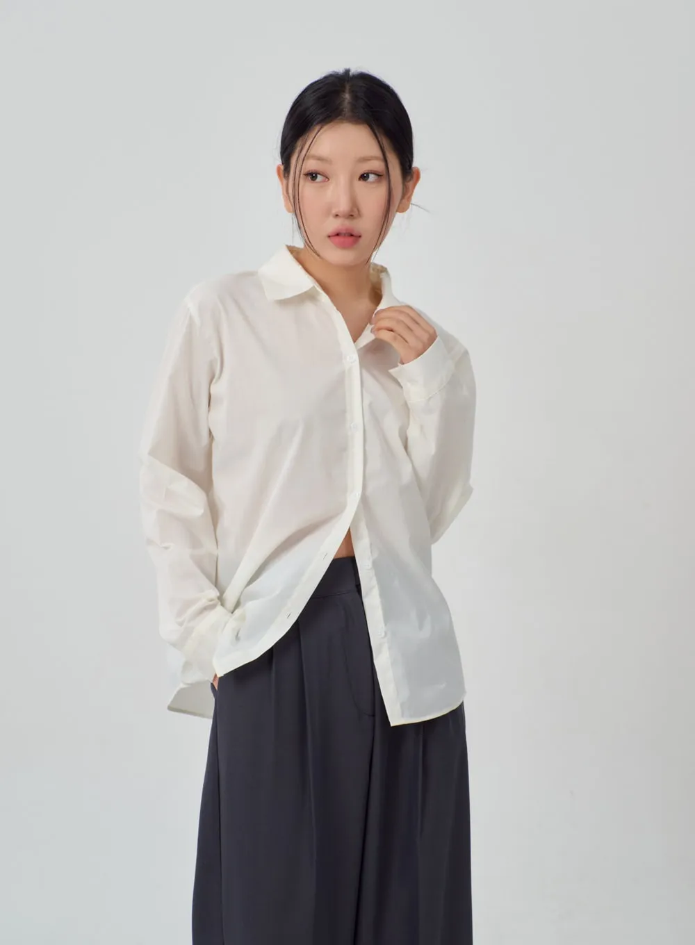 Oversized Shirt IM316 sold by Lewkin