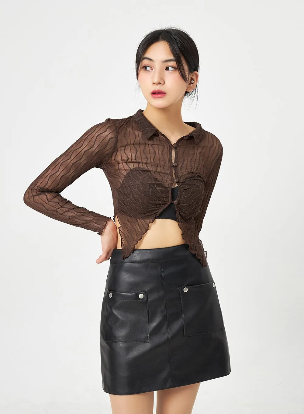 Layered Top And Blouse Set BA310 sold by Lewkin