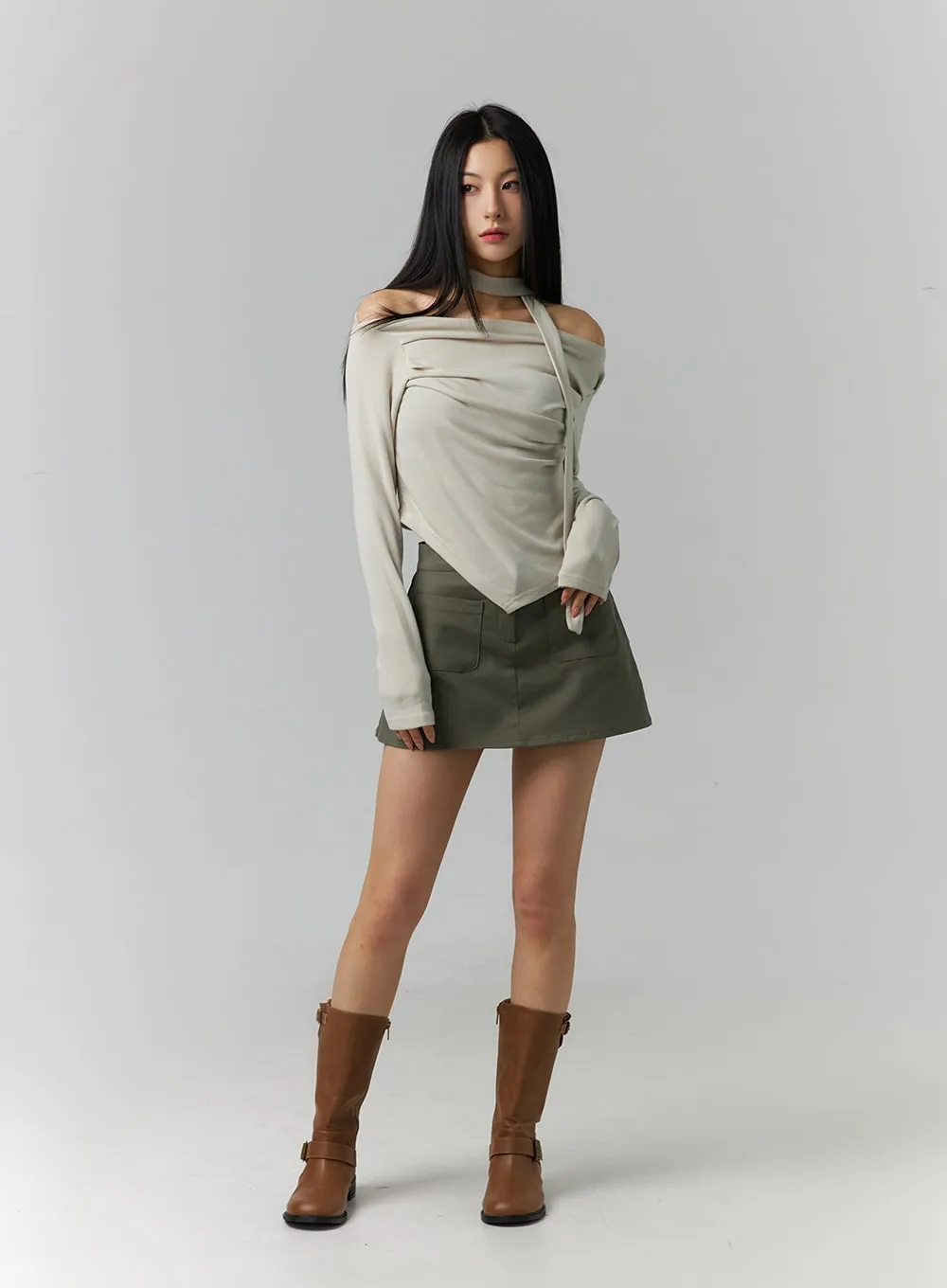 Cargo Mini Skirt ID305 sold by Lewkin product image thumbnail 3