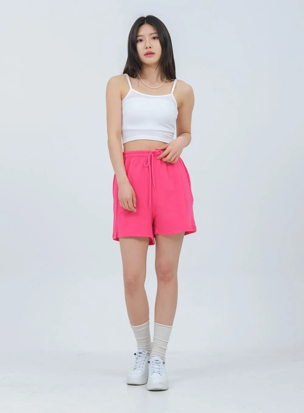 Basic Cropped Cami Top OA27 sold by Lewkin product image thumbnail 3