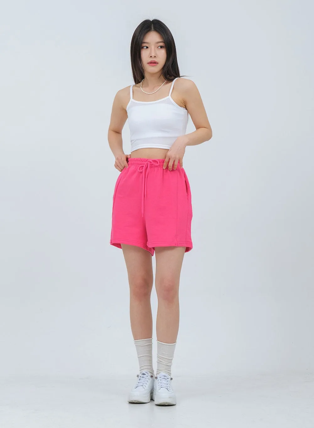 Basic Cropped Cami Top OA27 sold by Lewkin product image thumbnail 2