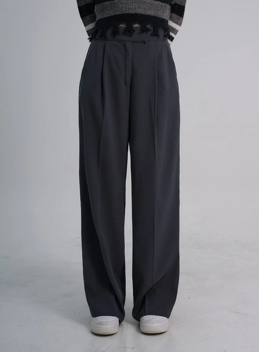 Wide Leg Tailored Pants CO19 sold by Lewkin product image thumbnail 3