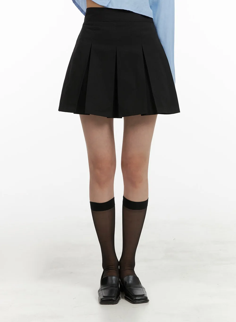 Box Pleated Mini Skirt OA419 sold by Lewkin product image thumbnail 2