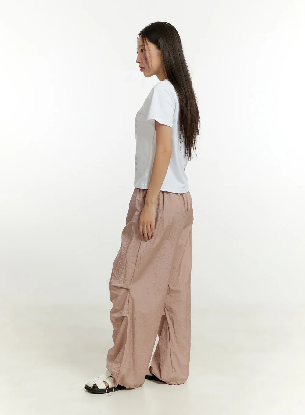 Graphic Lettering Cotton T-Shirt CU426 sold by Lewkin product image thumbnail 5