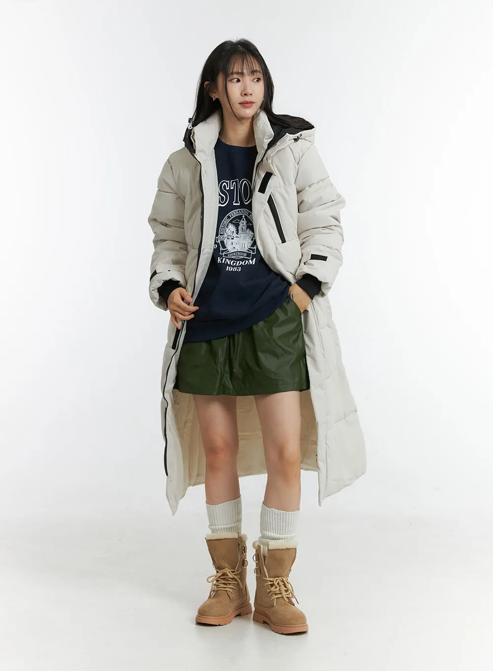 Maxi Puffer Jacket OD311 sold by Lewkin product image thumbnail 3