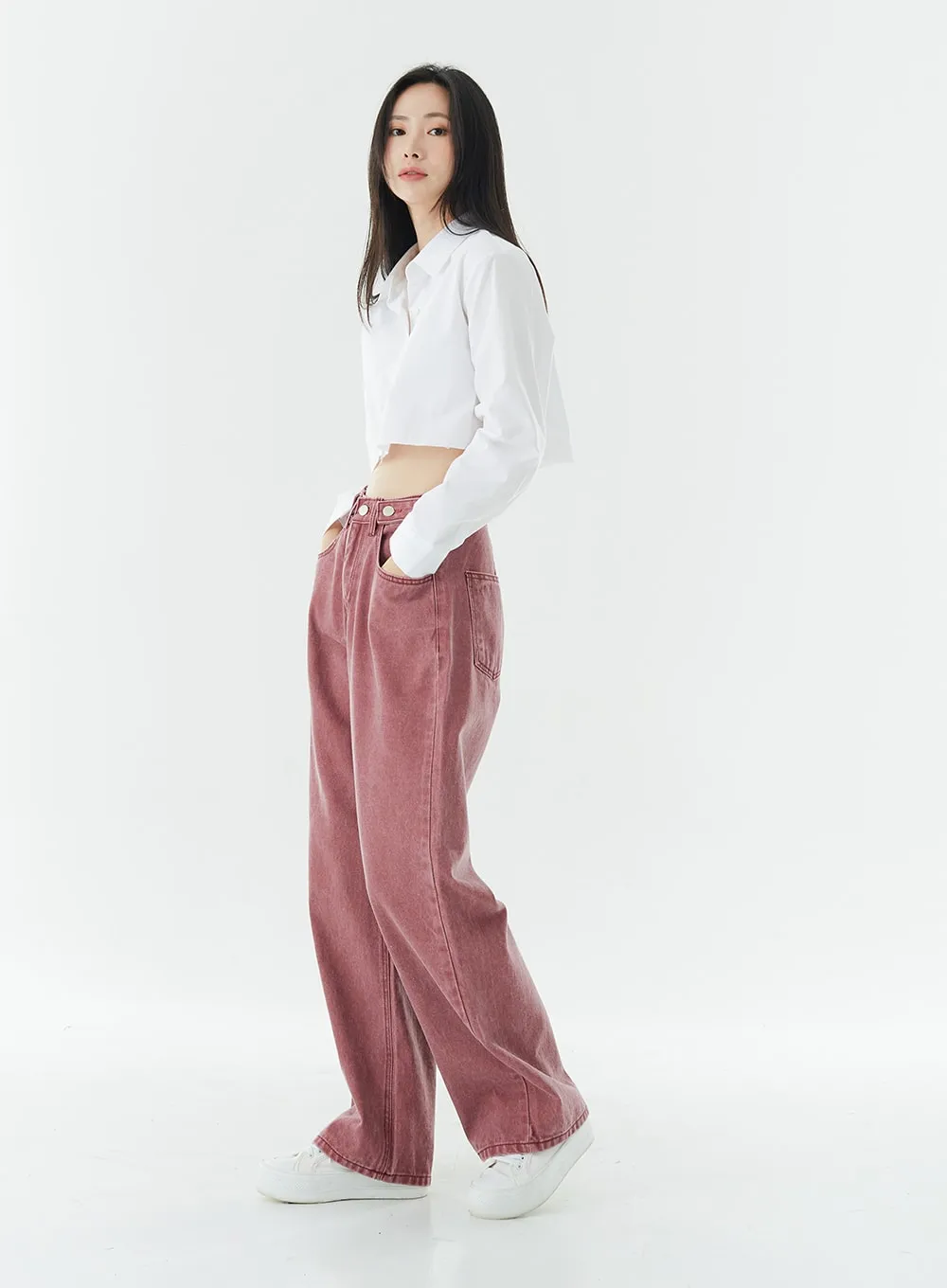 Cutted Basic Crop Shirt OG19 sold by Lewkin product image thumbnail 5