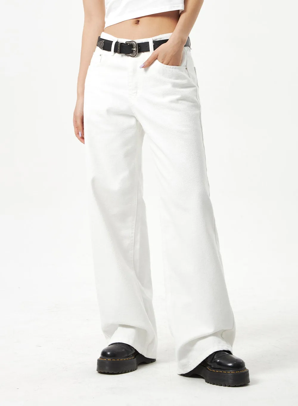 Low Rise Cotton Pants CA320 sold by Lewkin product image thumbnail 5