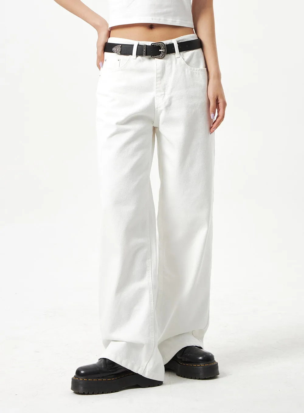 Low Rise Cotton Pants CA320 sold by Lewkin product image thumbnail 2