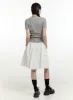 Cargo Chic Cotton Midi Skirt OL424 sold by Lewkin