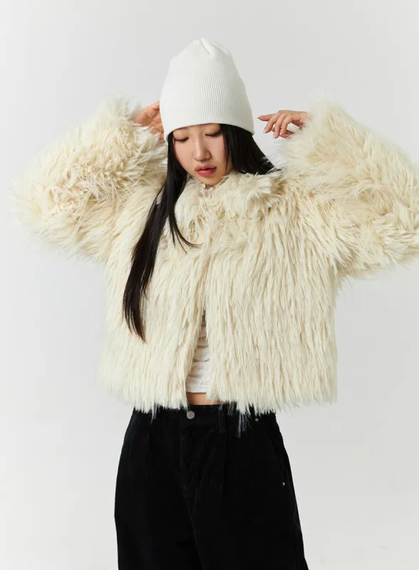 Faux Fur Winter Jacket CD322 sold by Lewkin