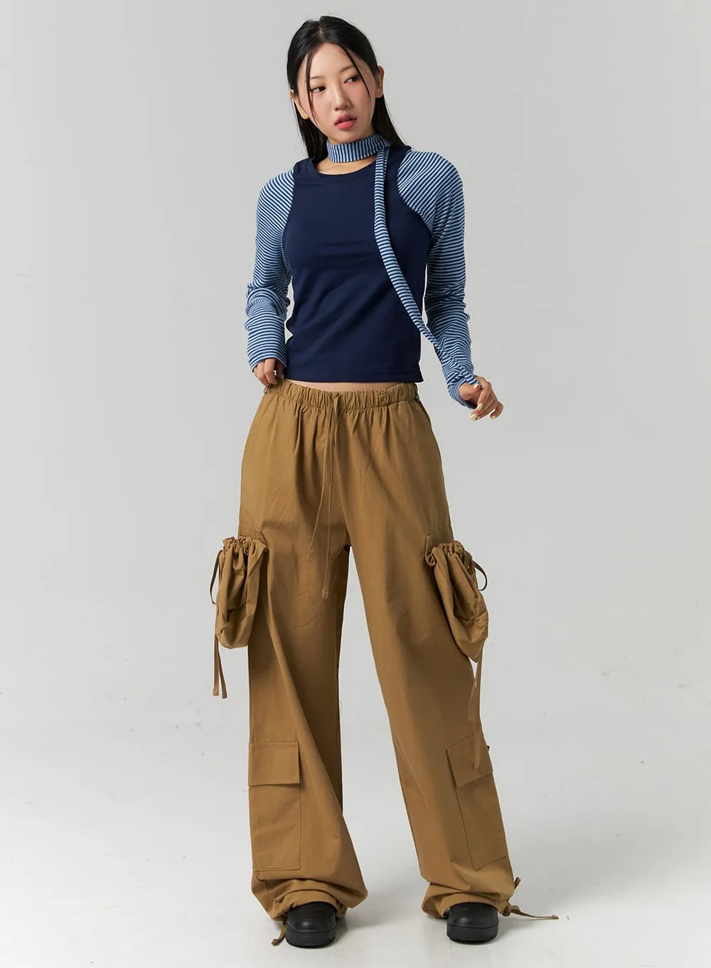 Wide Fit Cargo Pants CS320 sold by Lewkin