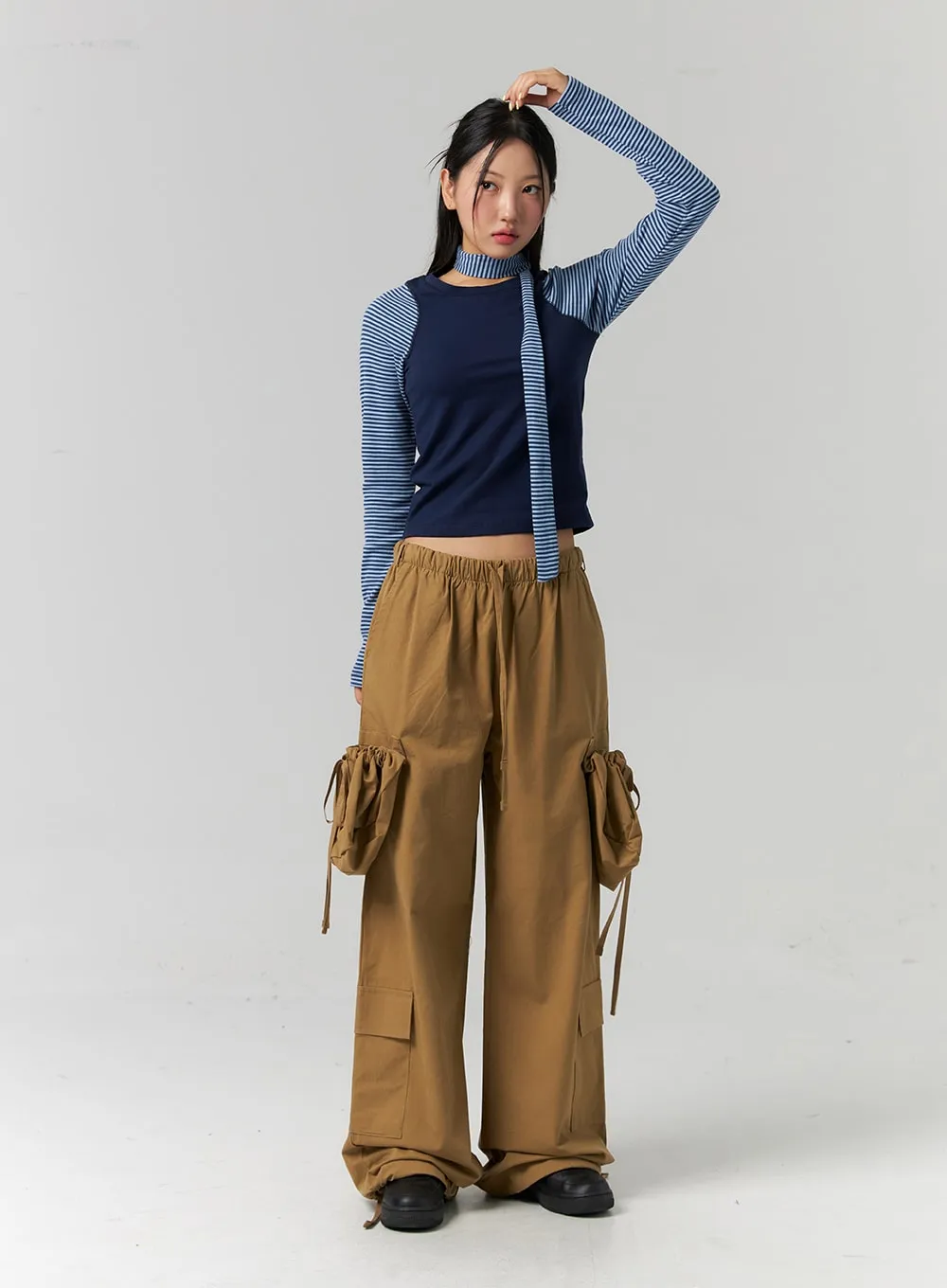 Wide Fit Cargo Pants CS320 sold by Lewkin product image thumbnail 4