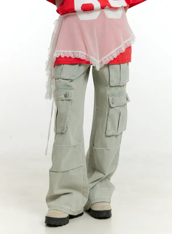 Sheer Wrap Mini Skirt CL426 sold by Lewkin