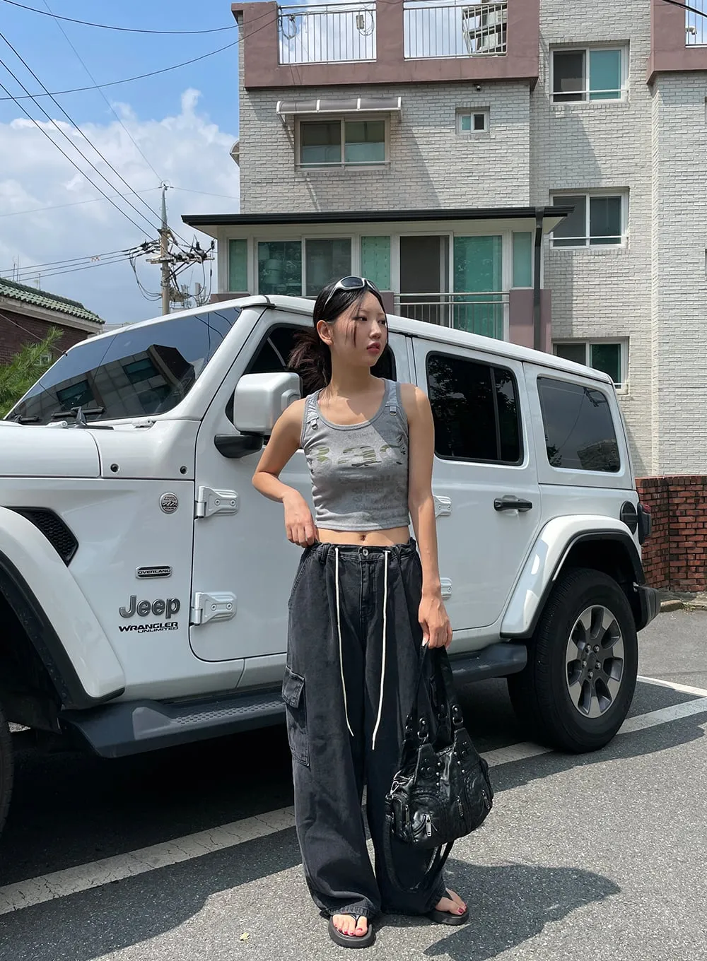 Cargo Denim Pants CU28 sold by Lewkin product image thumbnail 3