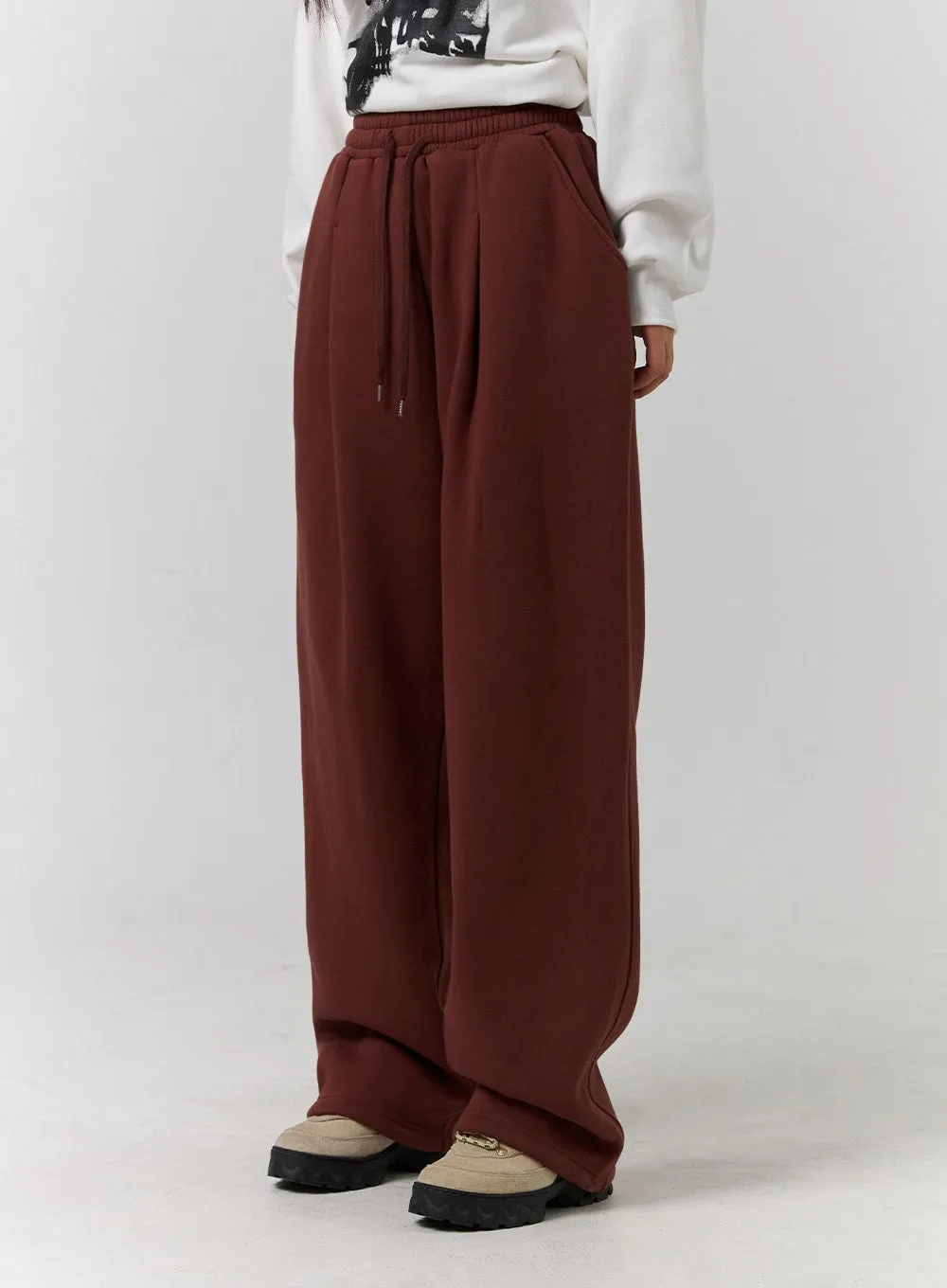 Pintuck Sweatpants (UNISEX) CD329 sold by Lewkin product image thumbnail 5