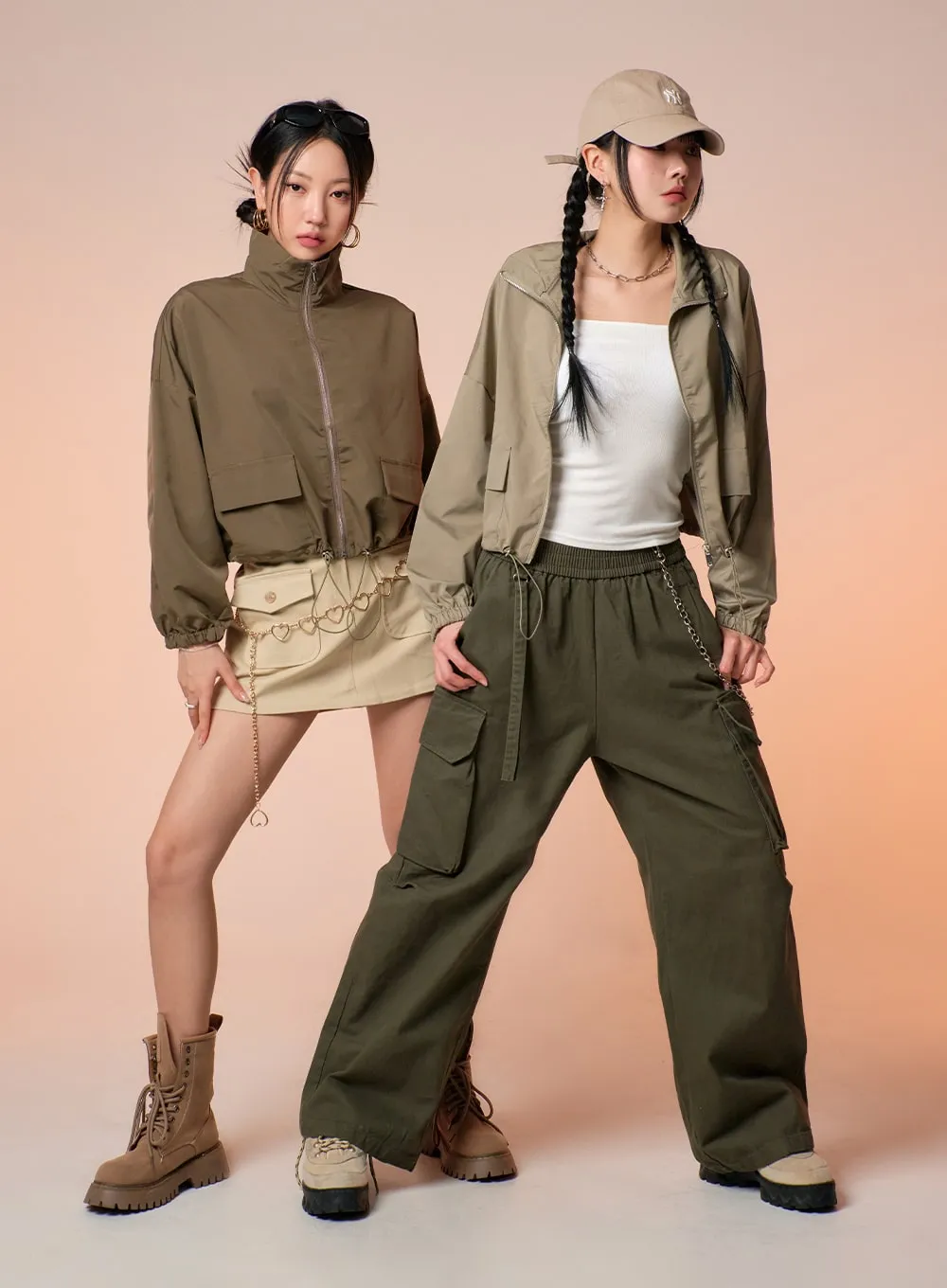 Zip Up Bomber Jacket CS314 sold by Lewkin