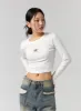 Star Graphic Long Sleeve Slim Fit Tee CG315 sold by Lewkin